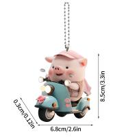 Colgante Decorativo De Cerdo Acrílico 2D Interesante Para Llaveros Y Amigos Regalo Divertido Y Moderno De Animal - details 15