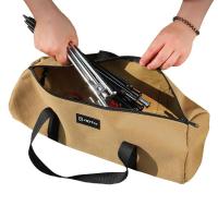 Bolsa De Almacenamiento Para Palos De Tienda De Camping De Lona Doble Capa Accesorios Para Tienda De Camping Bolsa De Almacenamiento Para Tornillos De Tierra - details 4