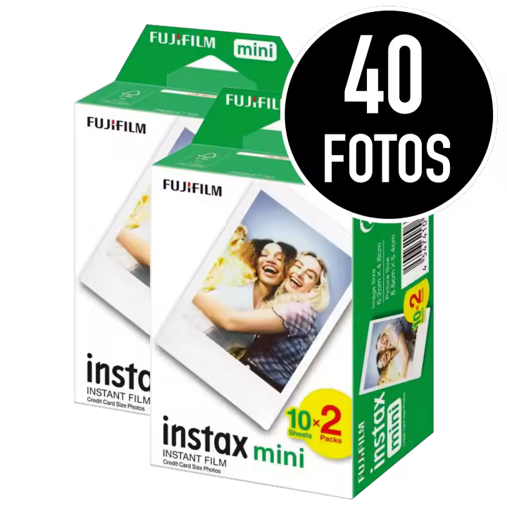PELÍCULA INSTAX MINI. PACK 40, 60 y 80 Fotos. Película fotográfica instantánea - 1