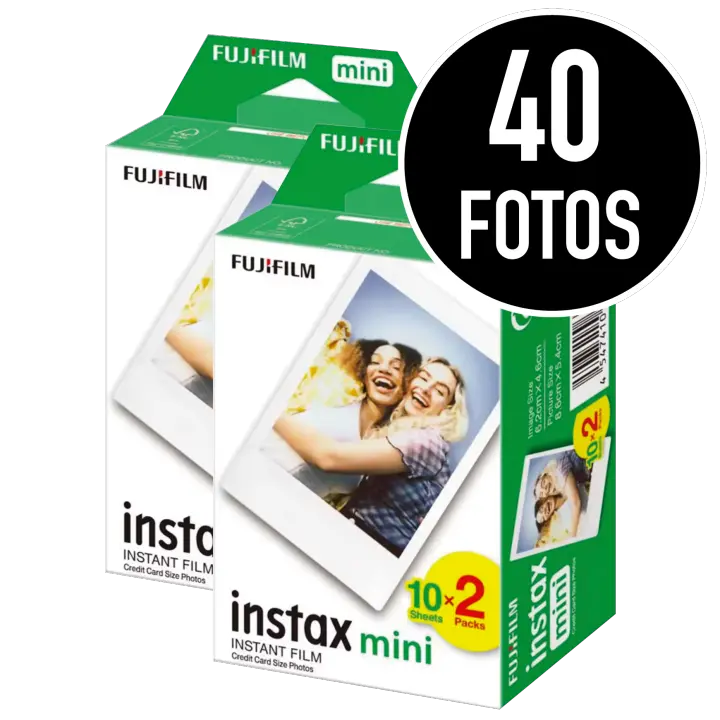 PELÍCULA INSTAX MINI. PACK 40, 60 y 80 Fotos. Película fotográfica instantánea - 1