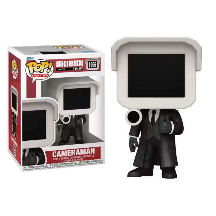 FUNKO POP! SKIBIDI TOILET - CAMERAMAN,  88835, Nº1956, PRODUCTO CON LICENCIA OFICIAL - 1