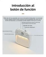 Luz Nocturna LED Con Sensor De Movimiento Magnética Removible Tri-color Ajustable Para Dormitorio Escalera Armario Armario Iluminación - details 5