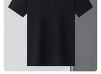 Camisa Polo De Verano Para Hombre Con Cuello Redondo Solido Camiseta De Negocios Transpirable Corta Cuello En V Talla Única - details 7