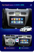 AWESAFE inalámbrico CarPlay Android Auto Radio para Seat Leon 5f 2 2005 2006 2007 2008 2009 2010 2011 2012 coche reproductor multimedia GPS 2 din autoradio volante controles RDS Bluetooth - details 4