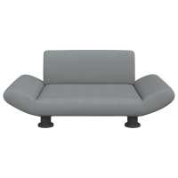 vidaXL Cama para perros de tela gris claro 70x45x28 cm - details 2