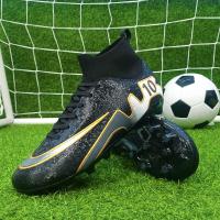 Mens Soccer Shoes Non-Slip Football Boots Cleats Grass Soccer Sneakers  4C2499 - details 3