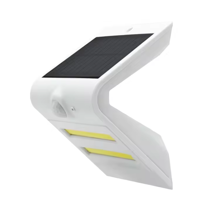 APLIQUE LED SOLAR KORPASS COM SENSOR 7W BRANCO FRIA - 1