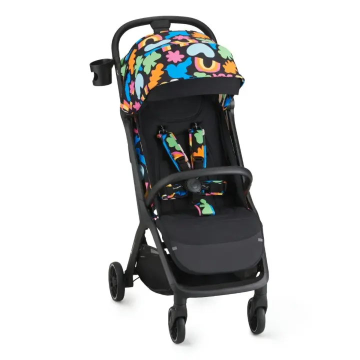 Silla de paseo ligera Apino de Kinderkraft con plegado automatico BEIGE / GRIS/ NEGRA - 1