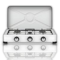 Cocina Portátil de Gas 3 Fuegos - Dimensiones 57x6x28 cm | Kitchen&Go - details 0