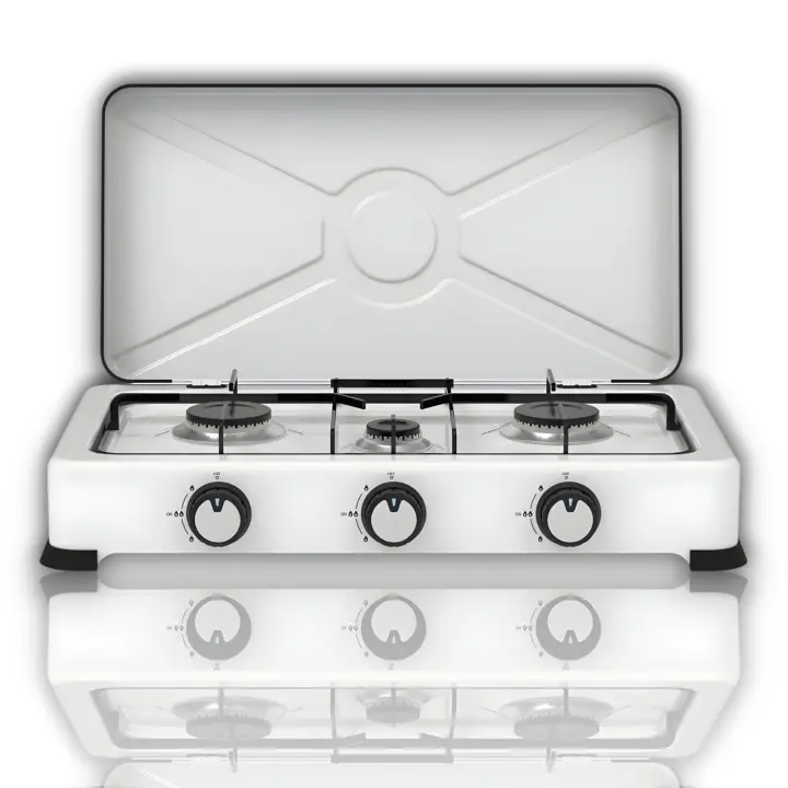 Cocina Portátil de Gas 3 Fuegos - Dimensiones 57x6x28 cm | Kitchen&Go - 1