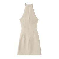 Vestido Corto De Verano Para Mujer Elegante Y Moderno Con Diseño Abierto Y Cintura Ajustada Vestido Sexy De Fiesta - details 10