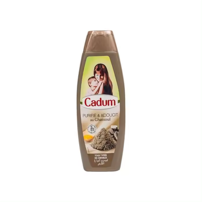 Cadum au Ghassoul 380 ml - Limpieza Purificante y Revitalizante para Cabello - Piedra Mora - 1