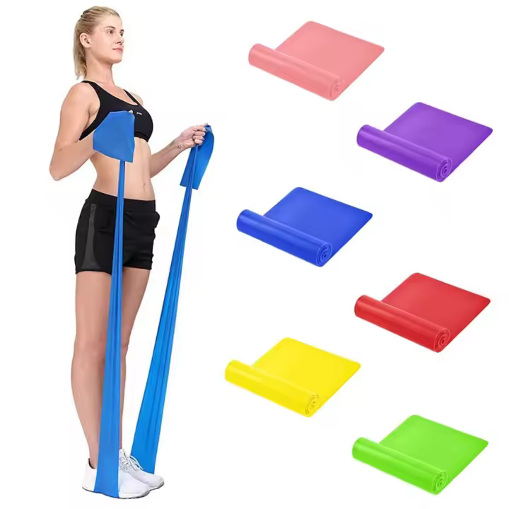 Banda De Resistencia Para Ejercicio Físico Terapia Física Entrenamiento De Fitness Al Aire Libre Pilates Gimnasio Doméstico Estiramiento Elástico - 1