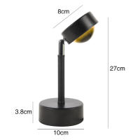 Lámpara De Escritorio LED Proyector De Ambiente Recargable Por USB Con Cuatro Colores Incluye Luz De Oro Arte De Fondo De Puesta De Sol Lámpara Mini Para Decoración De Habitaciones - details 5