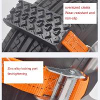2PCS Cadenas De Nieve Para Coche SUV Traction Boards Offroad Reemplaza Placas De Recuperación Para Neumáticos Enfriados En Hielo Barro Sandía Para Carretera - details 6