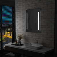 vidaXL Espejo de Pared de Baño con LED Accesorio de Maquillaje Tocador Dimensiones 50 x 60 cm, 60 x 80 cm, 60 x 100 cm - details 1