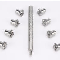 Conjunto De 8 Piezas De Estampadores De Metal Para Tachuelas De Deportes Plantas Y Naturaleza Herramienta De Costura De Cuero Calidad Profesional Para Principiantes Y Profesionales - details 5