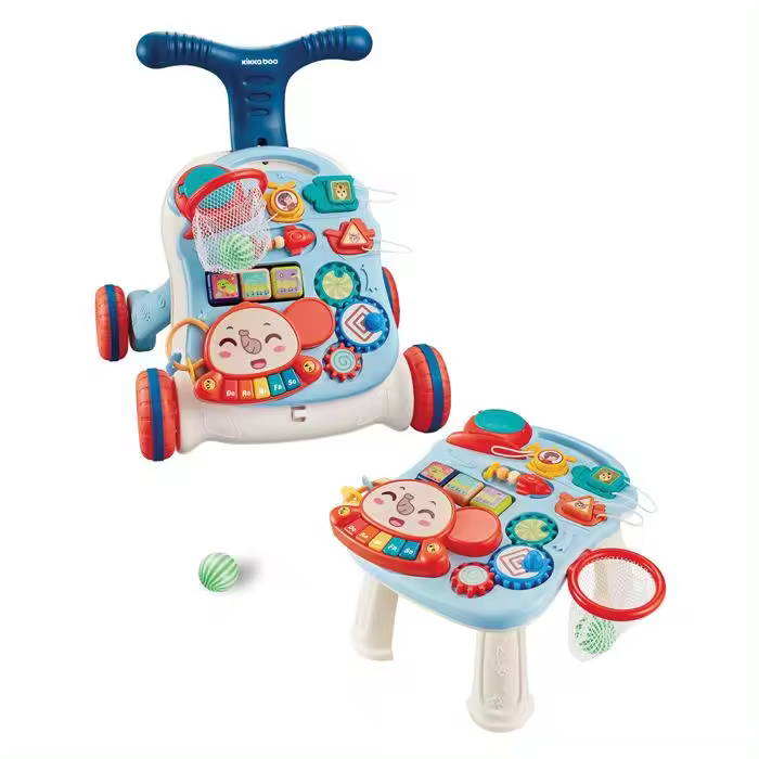 Andador 3 em 1  Kikka Boo Play & Grow Azul - 1
