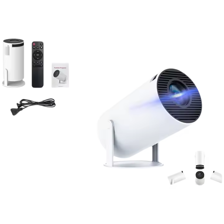 Mini Proyector HY300 4K Android 11 Wifi6 Doble 200 ANSI Resolución 1280*720P - 1