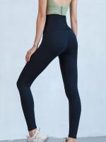 Pantalones De Yoga Para Mujer Con Compresión Abdominal Cintura Alta Levantamiento De Glúteos Talla Fina Textura De Peces Aletas Deporte Fitness - details 1