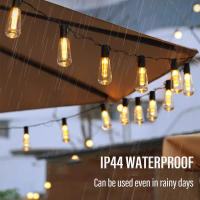 Luces De Cadena Solar LED IP44 Impermeables Para Decoración De Navidad Al Aire Libre Luz De Bulbo Para Patio Gazebo Porche Camping - details 5