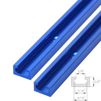 Riel De Torno Para Carpintería 19x9.5mm T-Track T-Slot Miter Track Juego De Fijación Para Torno Y Mesa De Sábanas Herramientas DIY - details 0