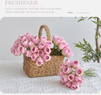 Bouquet De Rosas Rosa De 24CM Decoración Para El Hogar Propiedades Fotográficas Guía De Carretera Para Boda Flores Artificiales - details 41