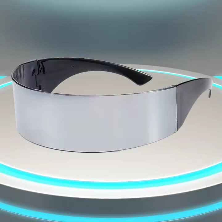Gafas De Sol Y2K Technológicas Futuristas Para Mujer Estilo Especial Forma Única No Polarizadas UV400 Anti Reflectantes - 1
