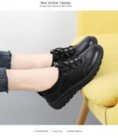 Zapatos Planos Para Mujer Suela Plataforma Cordones De Cuero Split 2024 Tendencia Primavera Casual Zapatos Para Madres - details 15