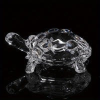 Estatua De Tortuga De Cristal Ornamento De Suerte Para Decoración De Escritorio De Oficina Y Hogar Estilo Moderno Animal - details 1