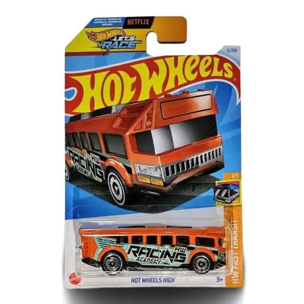 MATTEL - Hot Wheels Fast Transit - Hot Wheels High 2024 - Mainline Case N - Este increíble producto garantizará mucha diversión para los más pequeños y también será un gran atractivo para los coleccionistas - Recomendado pra mayores de 4 años. - 1