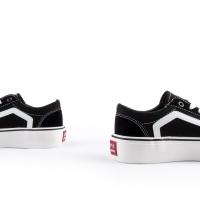ANDY-Z  AZ2001 Negro Zapatillas de suela gruesa de lona para mujer. - details 4