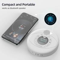 Reproductor De CD Portátil Bluetooth Walkman Con Altavoces Integrados Reproductor CD Recargable Con USB/AUX/Porta De Auriculares - details 12