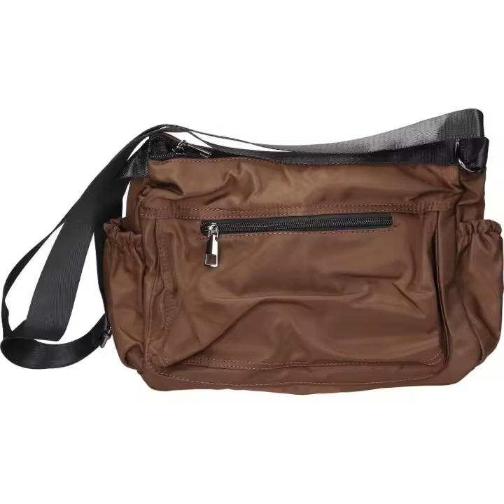 MIA LAROUGE | Bolso Bandolera Mia Larouge para Mujer – Bolso Casual En Color Marrón – Bandolera Ajustable con Cremallera – Varios Compartimentos – Espacioso – Cómoda – Modelo GB3765 - 1