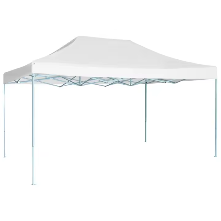 vidaXL Carpa plegable profesional acero blanco 3x4 m - 1