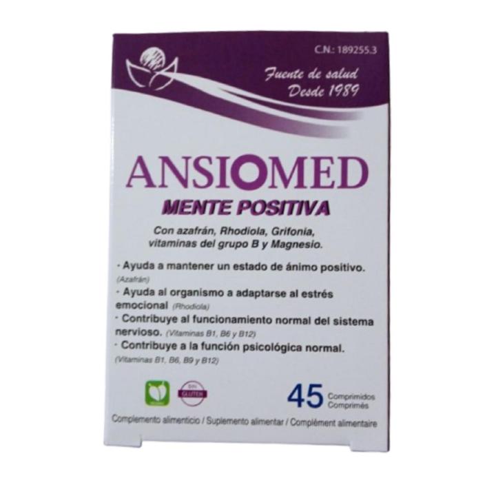 Bioserum Ansiomed Mente Positiva (45 Cápsulas): Tu Aliado Diario para el Equilibrio Mental y el Descanso Real
