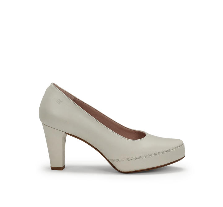 Scarpe Con Tacco Medio-Alto Fluchos Dorking D5794-SU - Modello Blesa In Pelle, Colore Sugar Cognac, Eleganti E Comode