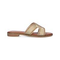 Sandalias planas de Mujer EXE P3376-6 PALA HUECOS EMBRODEIRY GOLD 32810 24V - details 0