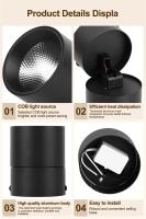 Luz De Pared LED Plegable 10W Luz De Techo Superficie Montaje Interior Moderno Para Dormitorio Pasillo Sala De Estar - details 8
