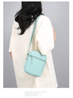 Bolso Mini Mujer Cruzado Con Cremallera Bolso De Hombro Multifuncional Vertical Monedero Para Móvil Negro Bolso De Caminar - details 20