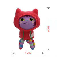 Mochila De Peluche De Gato Sonriente Gabby's Doll House Juguete Para Niños Regalo De Navidad Relleno De Algodón PP Tamaño 20-30cm Unisex - details 14