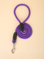 Correa De Perro Reflectante Duradera Para Trepar Ropa De Acordeón Para Entrenamiento Adecuada Para Pequeños Medianos Y Grandes Perros Color Morado - details 0
