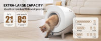 Nobleza - Arenero Autolimpiable Inteligente para Gatos con App, 80L Capacidad, Ideal para Varios Gatos, Incluye 2 Rollos de Bolsas de Basura - details 8