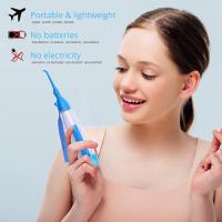 Irrigador Bucal Manual Portatil | Inalámbrico, Sin Electricidad, Sin Batería | tamaño Viaje, Presión Regulable | Limpieza Dental, Ortodoncia, Encías, Tonsilolitos - details 0