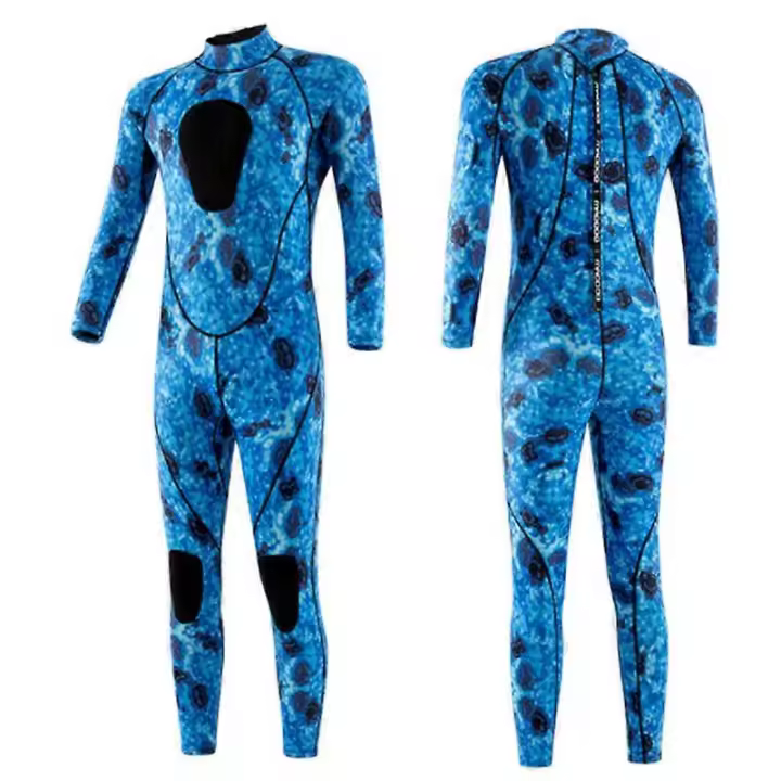 Wetsuits Mens 3MM Camo Neoprene Scuba Diving Unisex One Piece Sport Skin Spearfishing Full Suit - 1