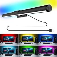 Lámpara De Escritorio LED RGB Ajustable Para Monitor Luz De Pantalla Para PC Hogar Dormitorio Estudio Oficina Con Barra Colgante - details 5