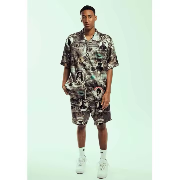 Pantalon Corto Grimey Supastar Satin Short - 1