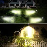 TSUN Luz Solar Exterior 3000K/6000K/RGB Luz Solar Para Jardín IP65 Spotlight Para Paisaje Camino Luz De Pared Solar - details 8