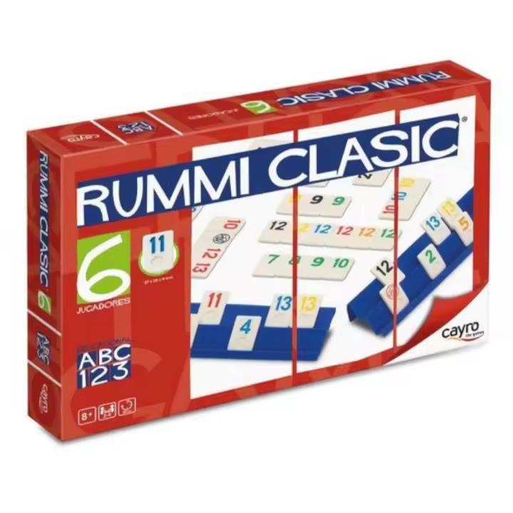 Rummi Clásico de Cayro - Juego de Mesa - Juego Educativo para Niños - Aprenden Mientras Juegan - de 2 a 6 Jugadores - 1