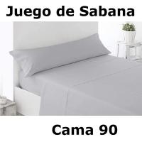Juego Sábanas CM Gris Claro Cama 90 - 3 Piezas | Suavidad y Resistencia - details 0